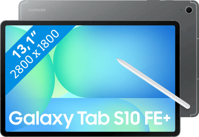 Samsung Galaxy Tab S10 FE Plus 13,1 inch 256GB Wifi Grijs