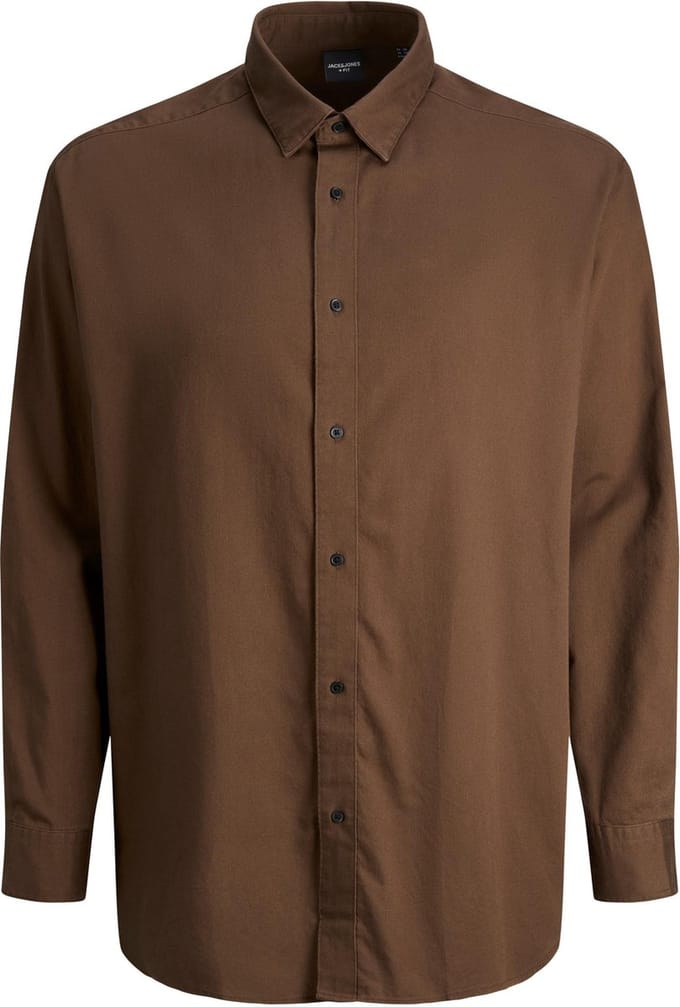 JACK&JONES JPRBLADALLAS WINTER SHIRT L/S PS BRUIN 2XL BIG SIZE