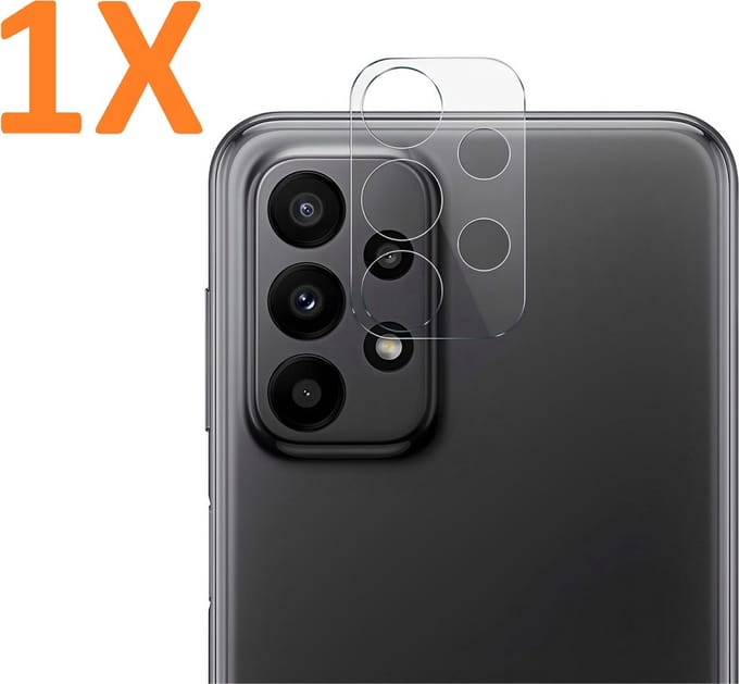 Camera Lens Glass Protector - beschermer Geschikt voor: Samsung Galaxy A23 - Transparant - 1x