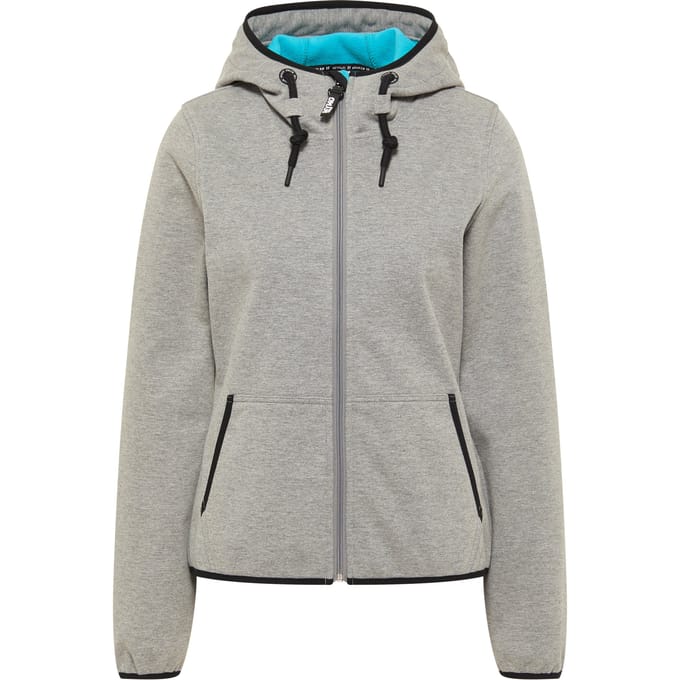 Mymo functionele jas duilio Dames grijs melange