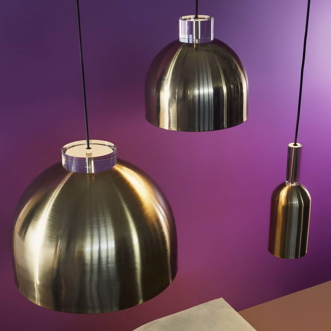 AYTM Luceo Hanglamp rond - goud - Ø 45 cm