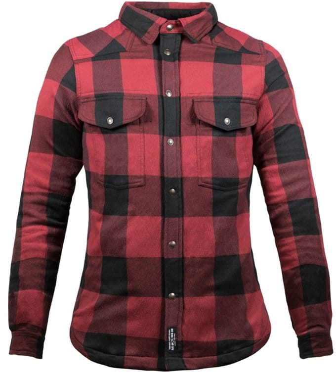 John Doe Motoshirt Lady Rood Zwart XTM -
