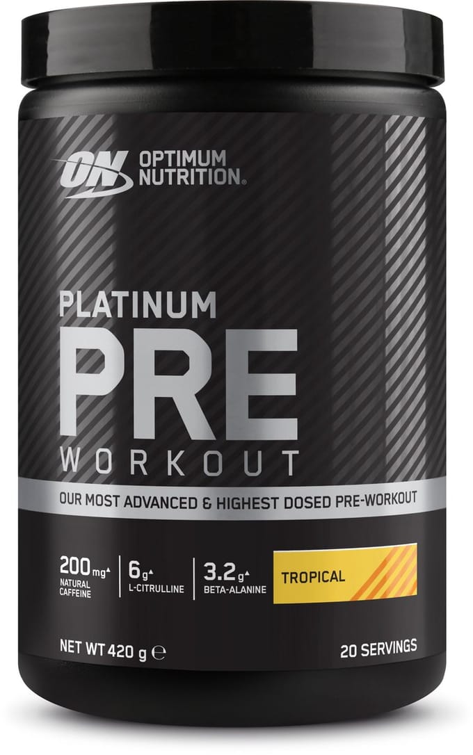 Optimum Nutrition Platinum Pre-Workout - Tropical - Pre Workout - 420 gram (20 doseringen)