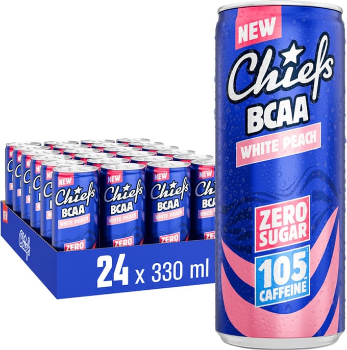 Chiefs BCAA (24x330ml) Pfand White Peach - Aminozuren - BCAA