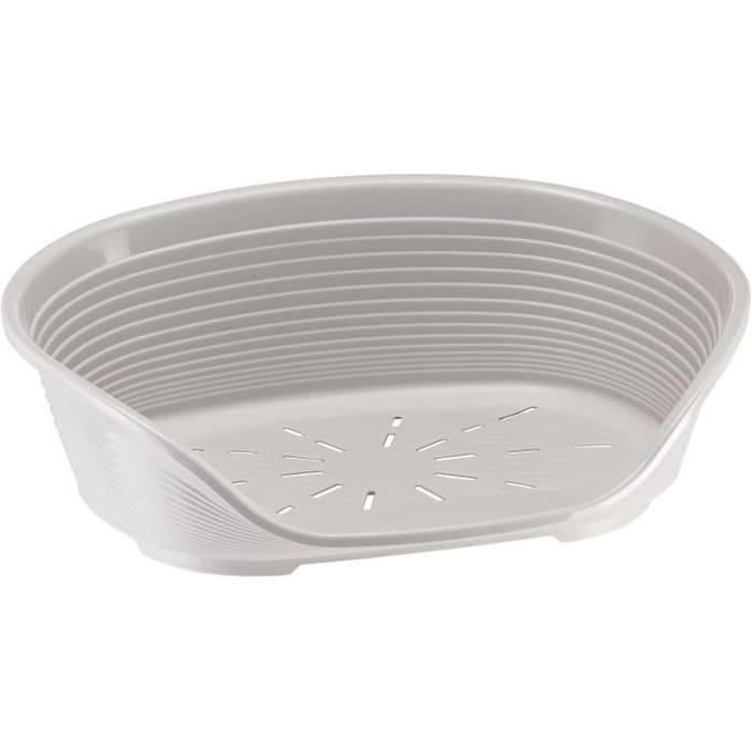 Mand-Korf SIESTA DELUXE Maat 2 - 49*36*17,5 cm - Lichtgrijs - FERPLAST