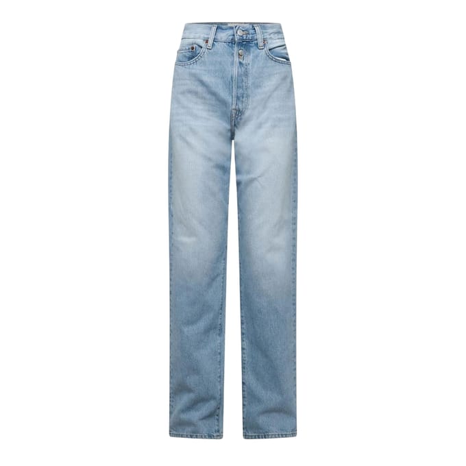 Replay Heren Rechte Jeans van Gerecycled Katoen (Blauw)