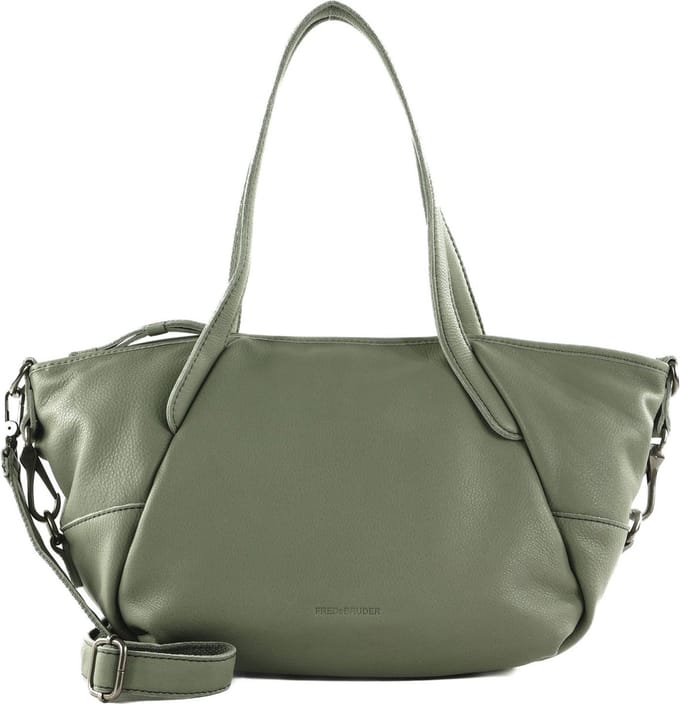 FREDsBRUDER Leren Schoudertas Leia Shoulderbag Icy Sage Kaki