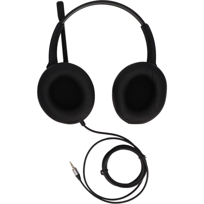 3,5 mm Mobiele Telefoon Headset met Microfoon Ruisonderdrukkende Binaurale Klantenservice Headphone voor