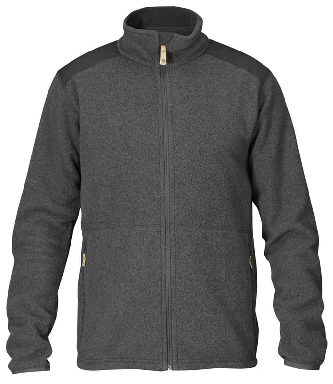 Fjallraven Sten Fleece Vest Heren - Dark Grey - Maat L