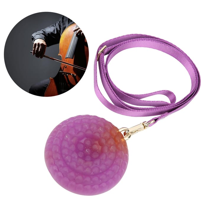 Cello Antislip Mat Pad Silicagel Rock Stop Plaat Onderdeel met Riem Vervangingsgereedschap pink