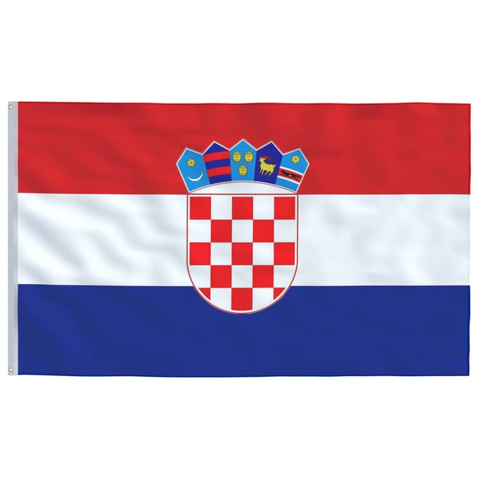 vidaXL - Vlag - Kroatië - 90x150 - cm