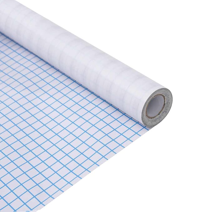 vidaXL - Raamfolies - strepenpatroon - mat - PVC