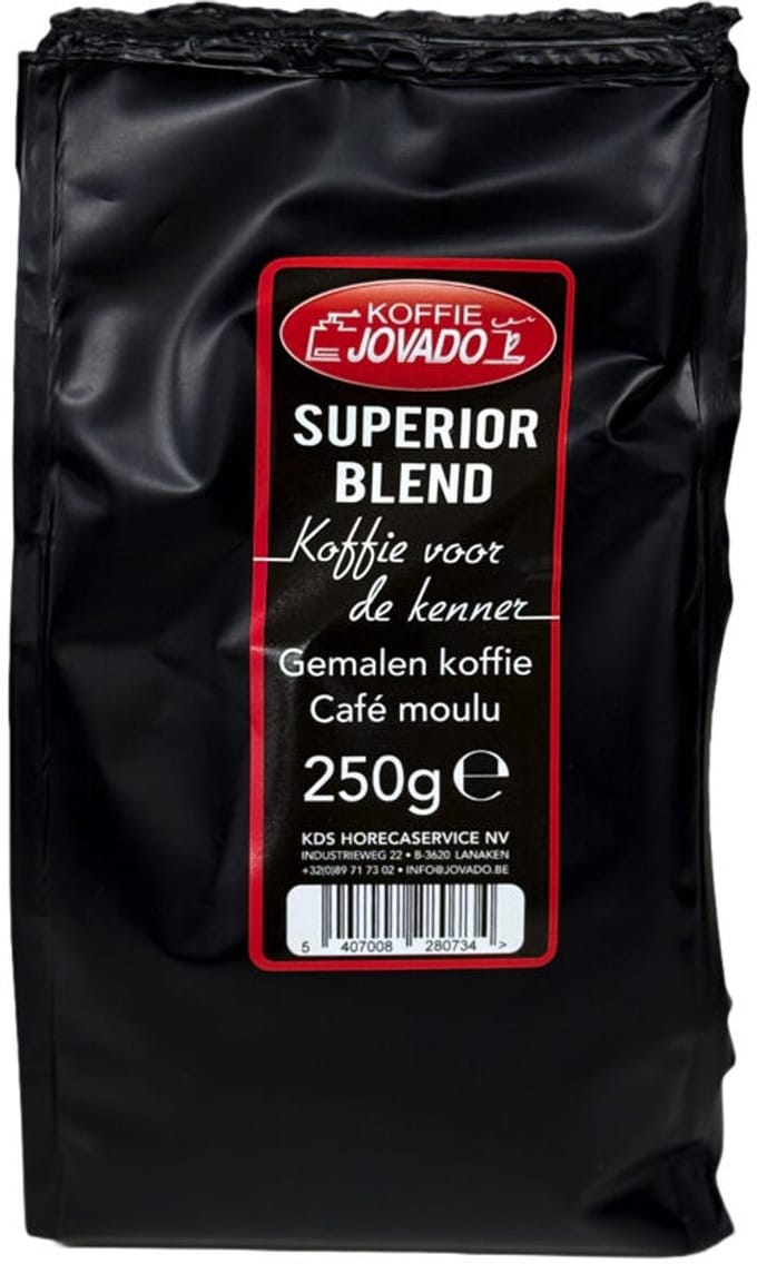Superior Blend gemalen 250g Koffie JOVADO