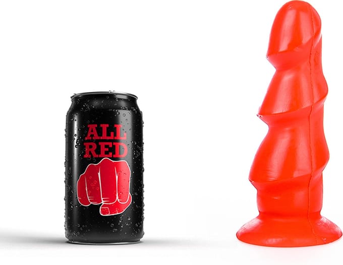 All Red Dildo 17 x 5 cm - rood