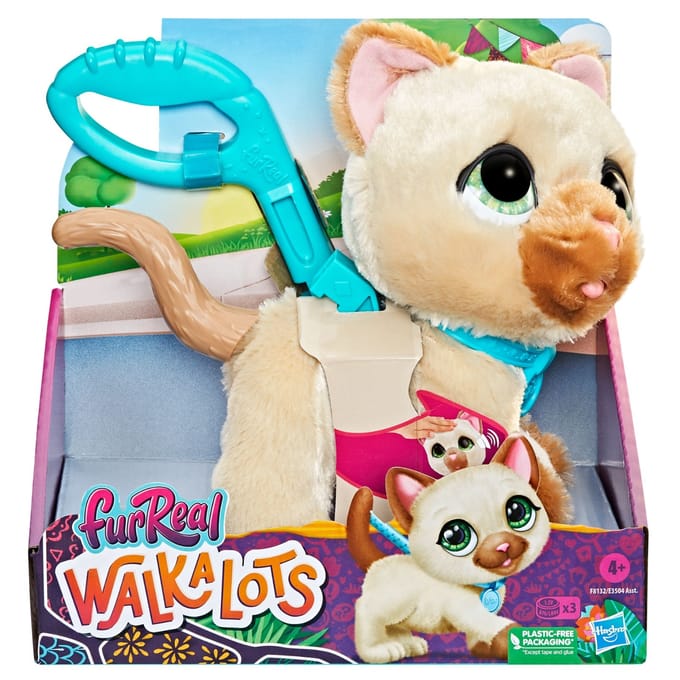 FurReal Friends Walkalot - Interactieve knuffel- Kat