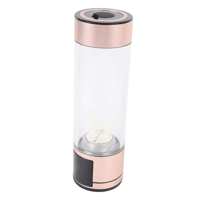 Waterstof Waterfles 400ml 2 Modi Type C 5V Afgesloten Draagbare Waterstof Water Ionisator Machine voor goud