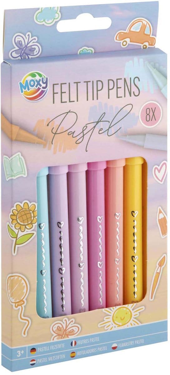 Creative Craft Group Brushes 8 pcs. pastel colors