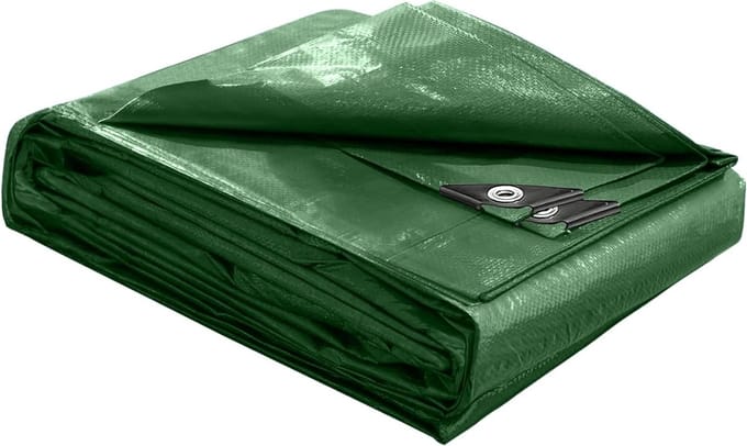 Afdekzeil - Waterdicht zeil - Bescherming buiten - UV-bestendig - 2 x 3 meter - Groen