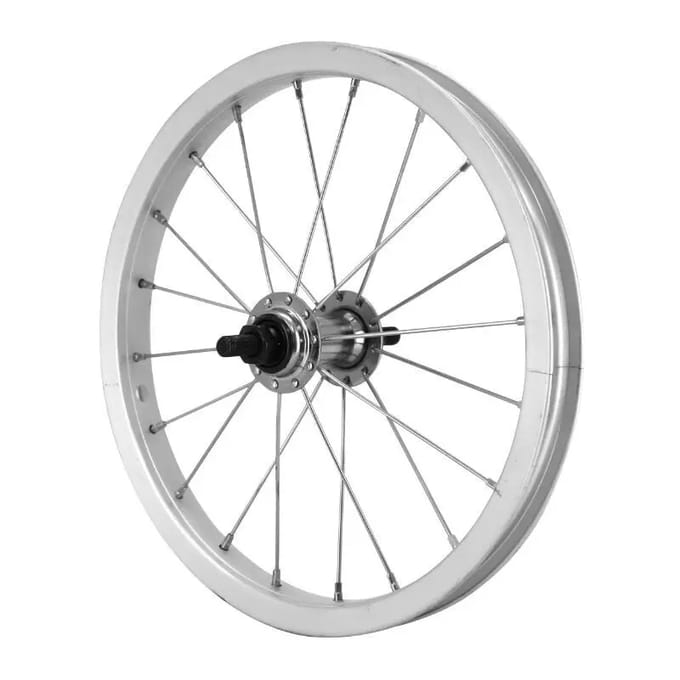 Aluminium voorvelg en stalen naaf P2R