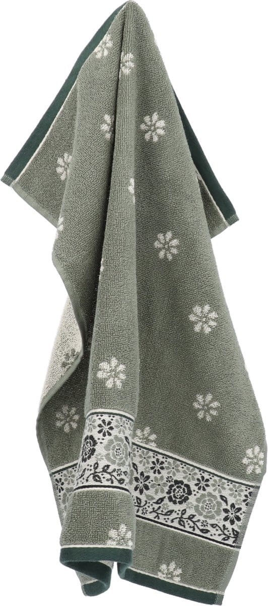 Bunzlau Castle | Keukendoek Belle Fleur Donkergroen