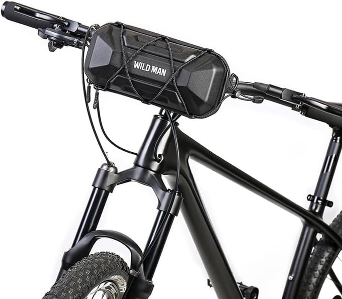 Waterdichte Fietstas voor Stuur en Topbuis met 4-Kleurige Elastische Straps