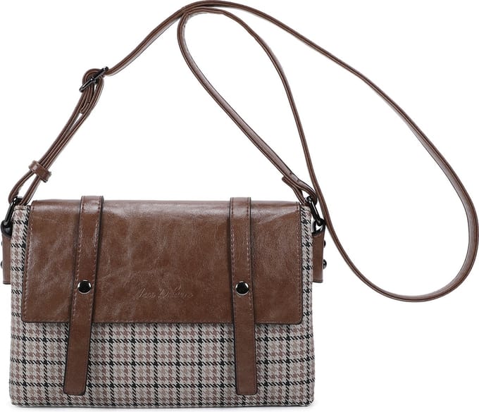 Crossbody handtas Ines Delaure frappucino