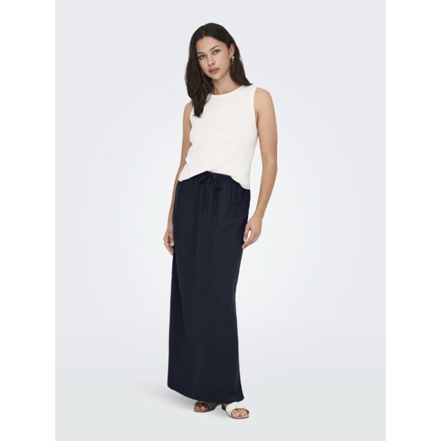 Jacqueline de Yong Jdysay mw maxi slit skirt wvn noos navy
