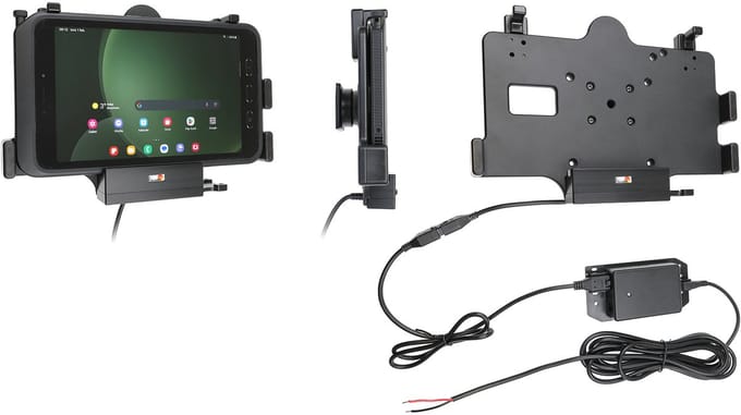 houder/lader Samsung Gal. TAB Active3/5 + USB A/C poort, Molex