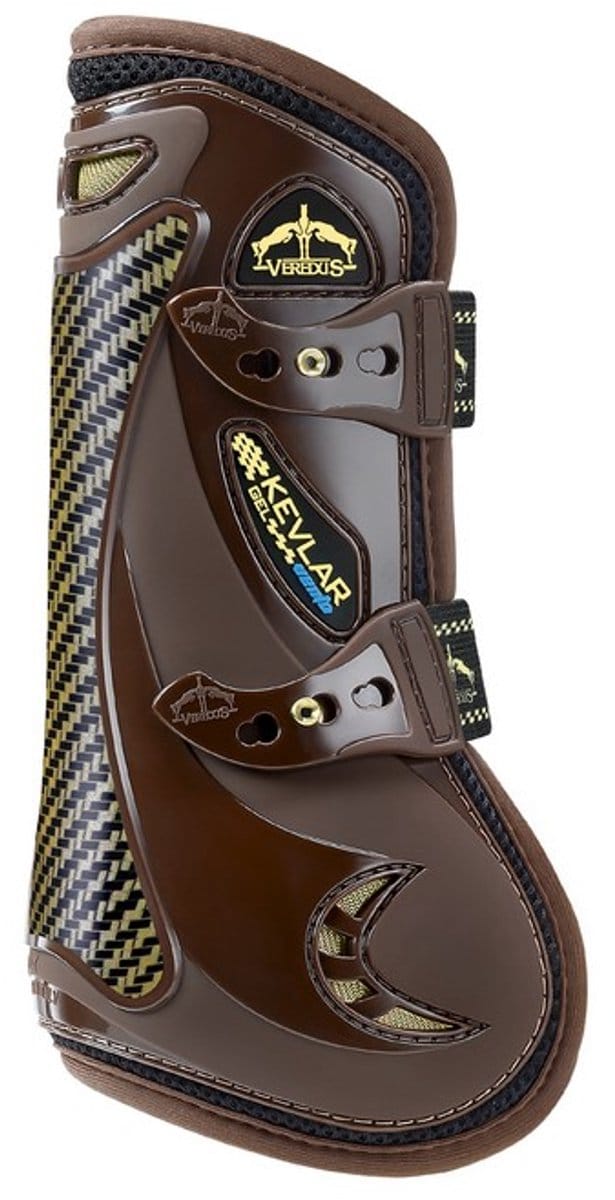 Veredus Kevlar Gel Vento Peesbeschermers Bruin M
