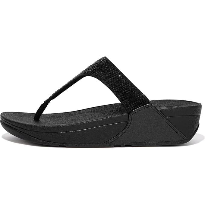 Fitflop Lulu Crystal dames slipper - Zwart - Maat 37