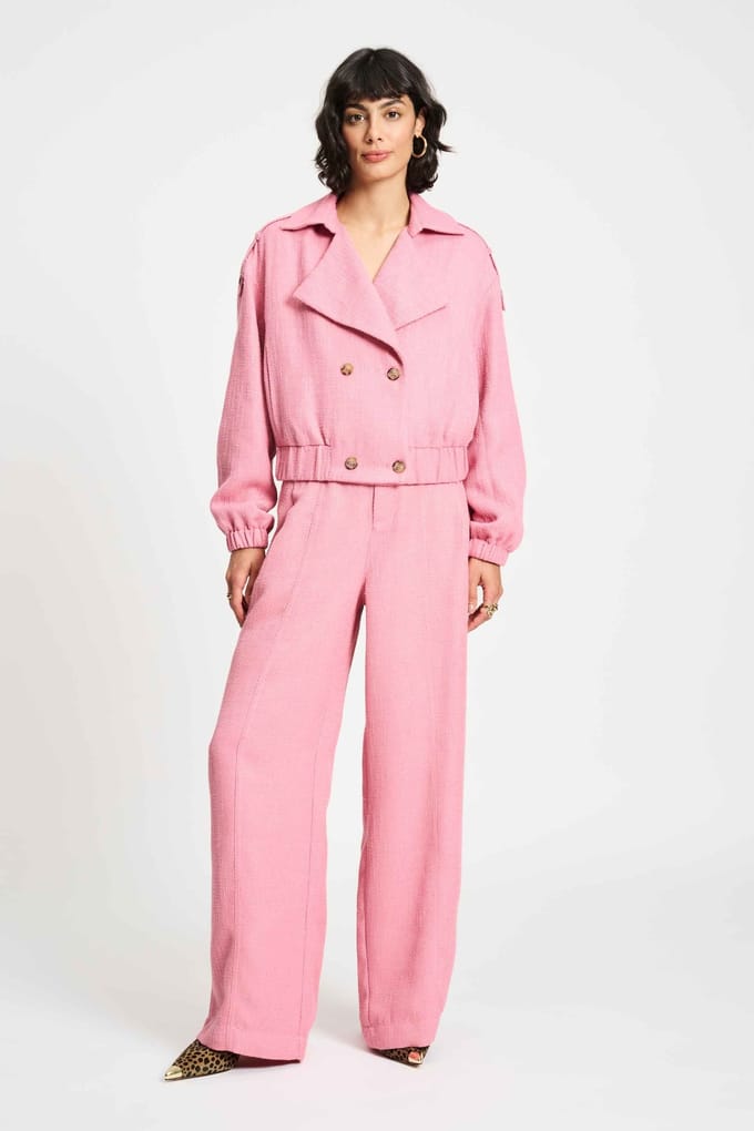 POM Amsterdam Jacket - Bouclé Sweet Pink Taglia: 38 | Giacche corte Outlet | Donna | Rosa