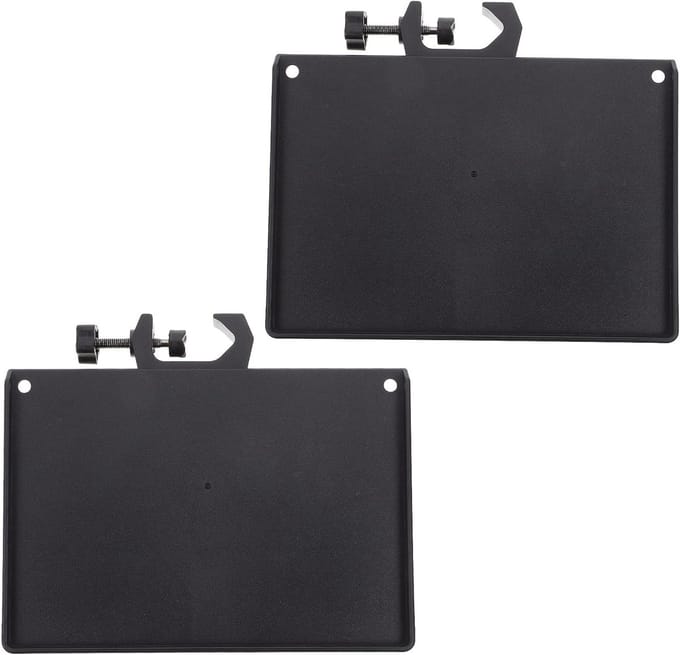2 Stuks Microfoonstand Clip-on Accessoire Tray voor Microfoonstandaard en Geluidstray