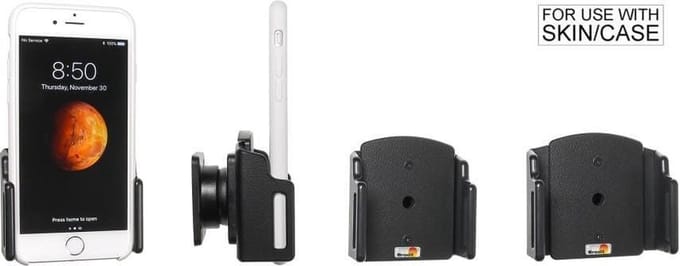 Brodit verstelbare telefoonhouder voor Apple iPhone 7/8/X/XS 62-77/2 10 mm