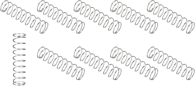 Compressieveren 14 mm OD, 50 mm Lengte - 20 Stuks RVS 304 Voor Klussen en DIY Projecten