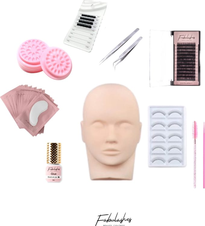 Wimperextensions starterskit | startpakket wimpers one by one | Lashes twv €120