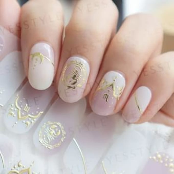 Lunacaca - Scorpio Constellation Nail Art Stickers 24 pcs