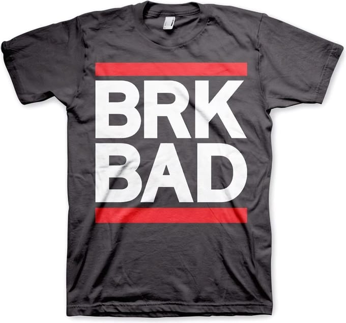 Breaking Bad BRK BAD T-shirt donkergrijs