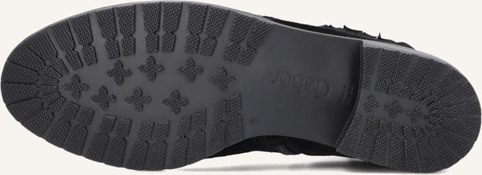 Gabor 022 Enkellaarsjes - Enkelboots met rits - Dames - Zwart - Maat 36