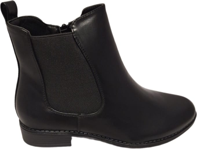 LUCKYSHOES-CHELSEABOOTS-BLACK-LEDERLOOK-41