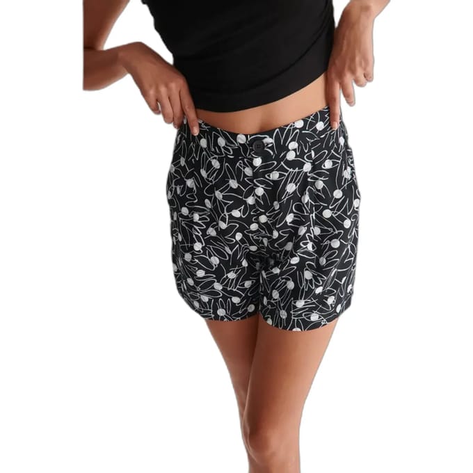 Short met bloemenprint vrouw 24 Colours