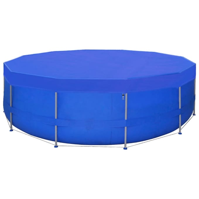 vidaXL - Zwembadhoezen - 2 - st - rond - 90 - g/m² - 540cm - PE