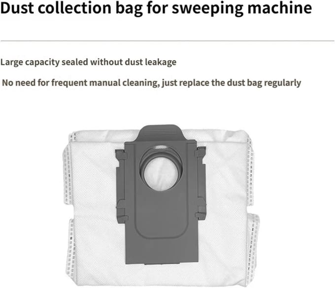 Stofzakken Robot - Robot Accessoires - Schoon Huis - Hoge Capaciteit - 10 Stuks - Wit