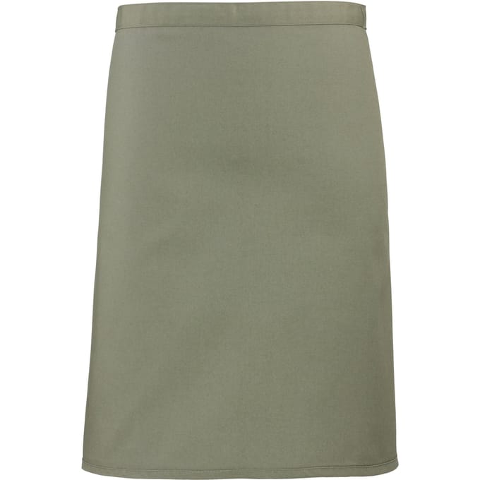 Premier Dames/Dames Mid-Length Apron (Pakket van 2) (Salie)