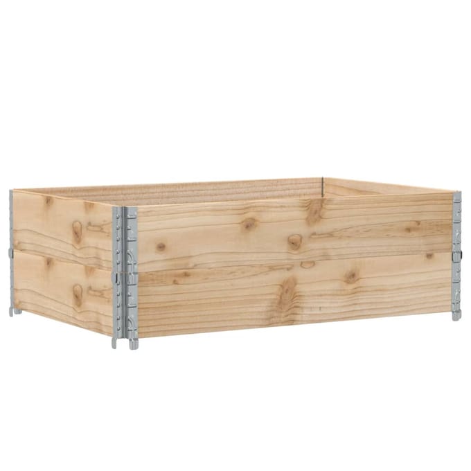 vidaXL - Plantenbak - 120x80 - cm - massief - grenenhout
