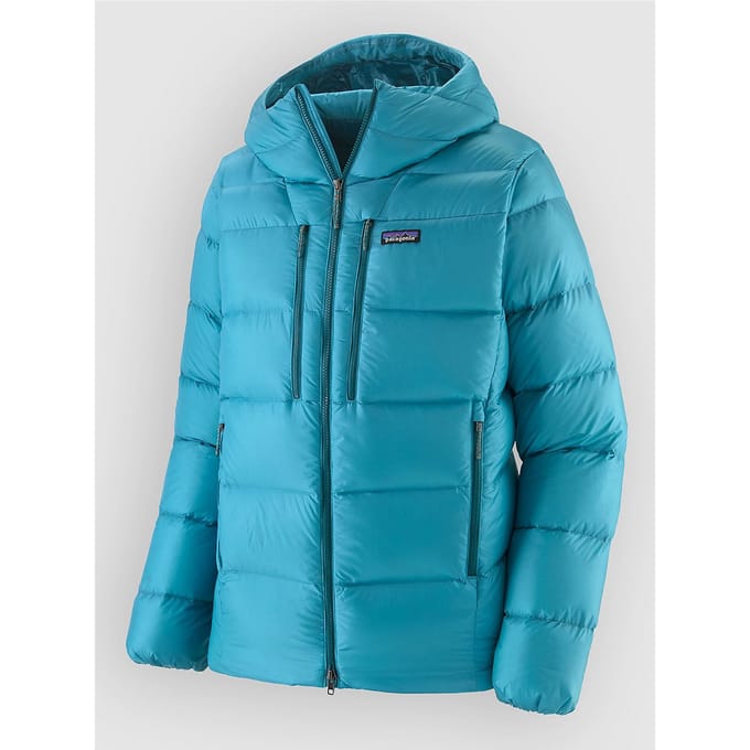 Patagonia Fitz Roy Down Hoody Jas blauw
