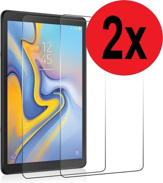 Geschikt voor Samsung Galaxy Tab S6 Lite Screenprotector - 2x Screen protector - Beschermglas Tempered Gehard Glas