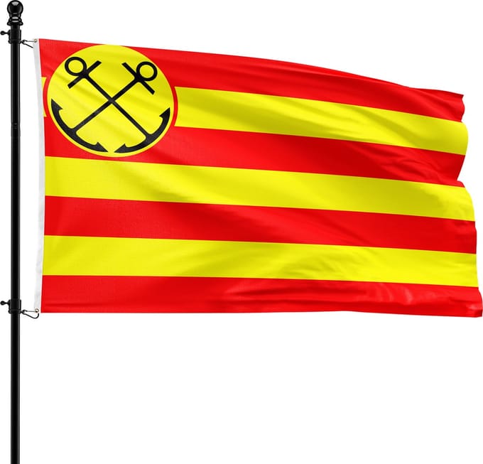 VlagDirect - Den Helder vlag - Gemeente Den Helder vlag - 90 x 150 cm.