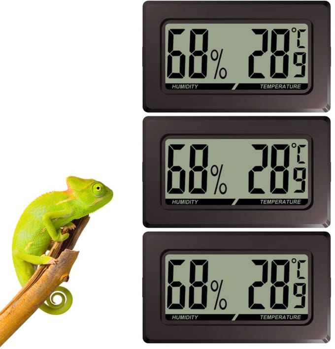 Digitale Sensor Set - Vochtigheid Meter - Klimaat Beheer - Ingebouwde Drukknop - 4 8 cm x 2 8 cm