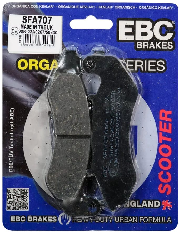 Ebc Sfa707 Scooter Remblokken Zilver