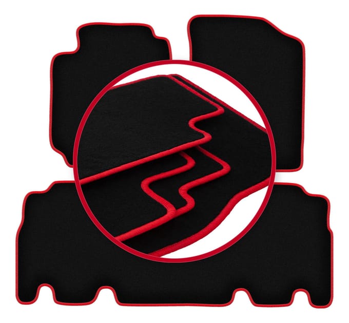 CARLUX-RED automatten voor: Toyota Yaris Verso minivan (1999-2005)